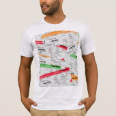 Vliegtickets T-shirt (Voorkant)