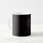vliegtijd koffiemok (Voorkant links)