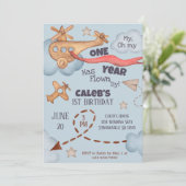  vliegtijd vliegt blauw op zaterdag kaart (Staand voorkant)