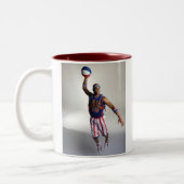 Vliegtijdsprong Tweekleurige Koffiemok (Links)