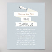  vliegtijdvliegers — Time Capsule Sign Poster (Voorkant)