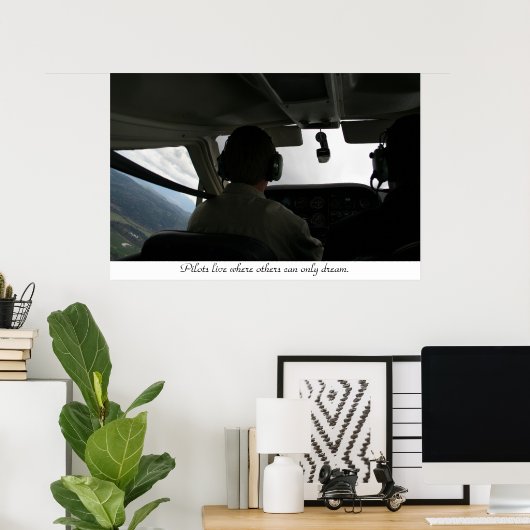 Vliegtraining Poster (Thuiskantoor)