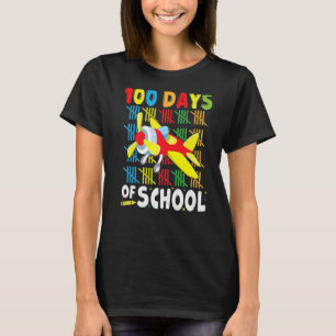 Vliegtuig 100 dagen schoolkleding voor leraren B T-shirt