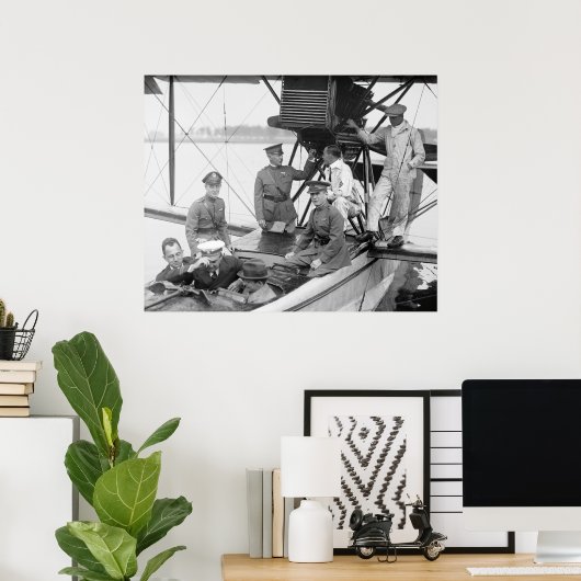 vliegtuig, 1923 poster (Thuiskantoor)