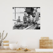 vliegtuig, 1923 poster (Keuken)