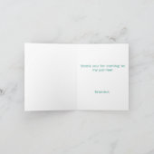 Vliegtuig 1e verjaardag Party Boy Schattige Bedankkaart (Binnen)