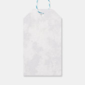 Vliegtuig 1e Verjaardagsfeest Cadeaulabel (Achterkant)