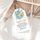  Vliegtuig 1e Verjaardagsfeest Cadeaulabel