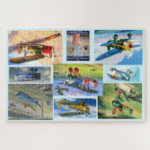 vliegtuig 20x30 puzzel met 1014 stuks (Horizontaal)
