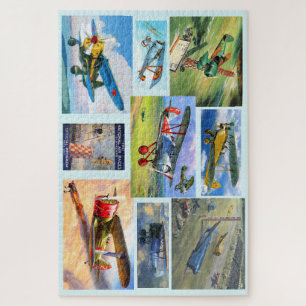  vliegtuig 20x30 puzzel met 1014 stuks