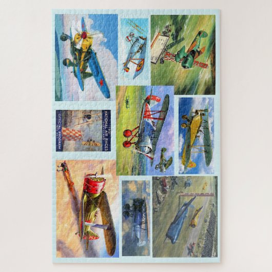 vliegtuig 20x30 puzzel met 1014 stuks (Verticaal)
