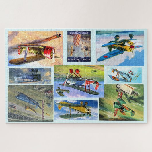  vliegtuig 20x30 puzzel met 1014 stuks legpuzzel (Horizontaal)