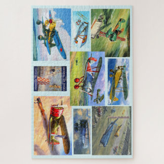  vliegtuig 20x30 puzzel met 1014 stuks legpuzzel