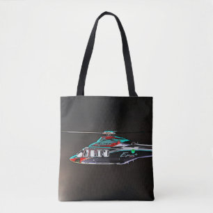 Vliegtuig 2 baggerwerk tote bag
