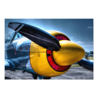 Vliegtuig 2 foto afdruk