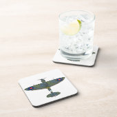 Vliegtuig 5 klooster bier onderzetter (Rechterzijde)