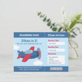 Vliegtuig aan boord van een passagiersschip kaart (Staand voorkant)