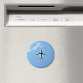 Vliegtuig aan de hemel magneet (Insitu (Vaatwasser))