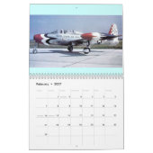 VLIEGTUIG Aangepaste afgedrukte agenda Kalender (Feb 2027)
