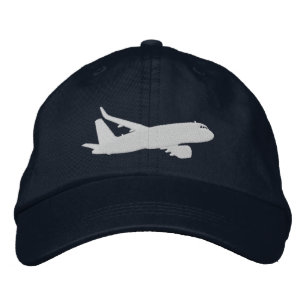 Vliegtuig Airliner Jet Silhouette Flying Embroider Pet