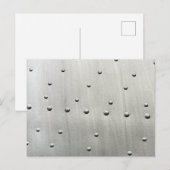 Vliegtuig Aluminium detail Feestdagenkaart (Voorkant / Achterkant)