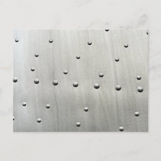 Vliegtuig Aluminium detail Feestdagenkaart (Voorkant)