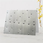 Vliegtuig Aluminium detail Kaart (Gele Bloem)