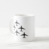 vliegtuig armada koffiemok (Voorkant links)