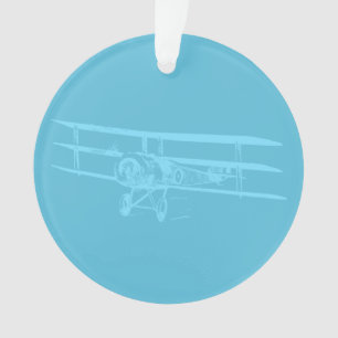 vliegtuig Art CUSTOM COLOR Ornament