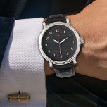 Vliegtuig Aviator Dark Horloge<br><div class="desc">Is het tijd om te vliegen?</div>