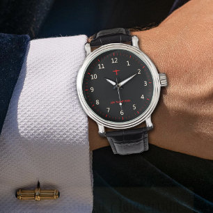 Vliegtuig Aviator Dark Horloge