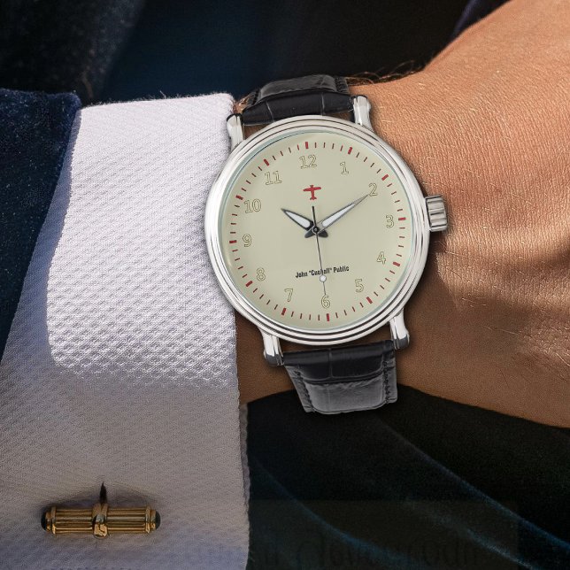 Vliegtuig Aviator Horloge (Creator heeft geüpload)