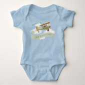 Vliegtuig Baby Gift Romper (Voorkant)