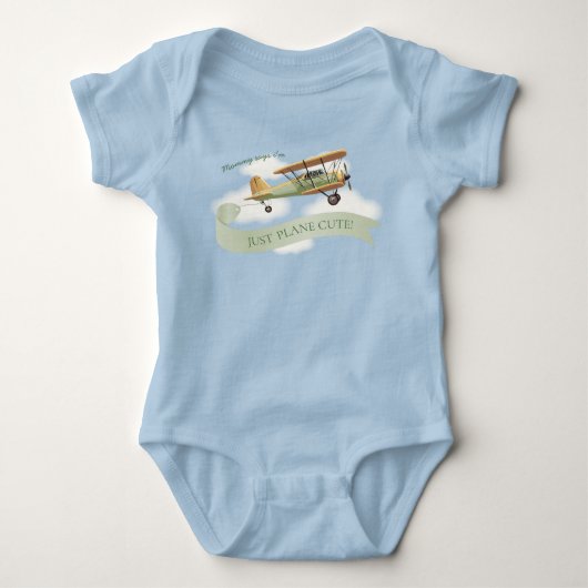 Vliegtuig  Baby Gift Romper (Voorkant)