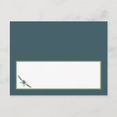 vliegtuig Baby shower beschrijfbare plaats kaart (Voorkant)