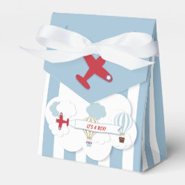 Vliegtuig Baby shower Favor Box Bedankdoosjes