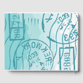 Vliegtuig Baby shower gastenboek (Achterkant)