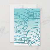 Vliegtuig Baby shower Guessing spel Kaart (Achterkant)