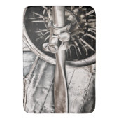  vliegtuig badmat (Voorkant Verticaal)