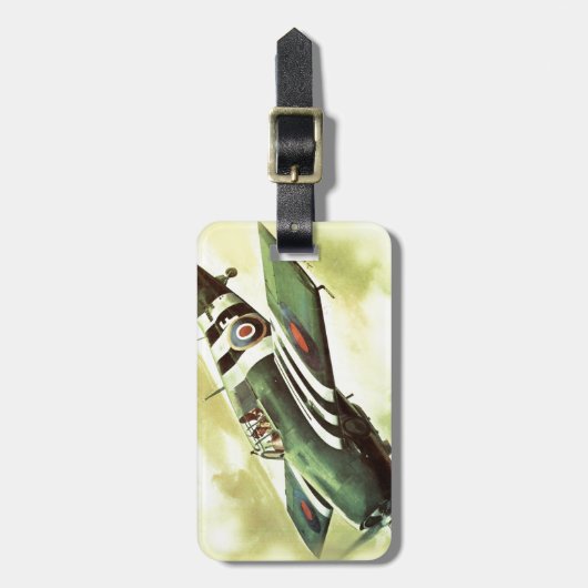 vliegtuig bagagelabel (Voorkant verticaal)