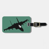 Vliegtuig Bagagelabel (Voorkant horizontaal)