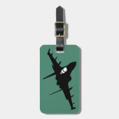 Vliegtuig Bagagelabel (Voorkant verticaal)