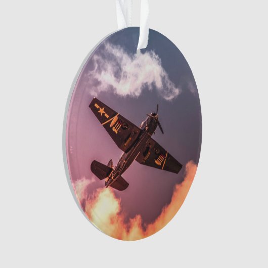  vliegtuig Beauful Sky Ornament (voorkant)