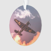 vliegtuig Beauful Sky Ornament (voorkant)