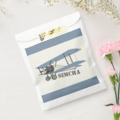  vliegtuig bedankzakje (Gezegeld)