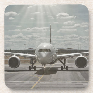 Vliegtuig    bier onderzetter