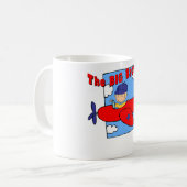 Vliegtuig Big Brother Pilot Koffiemok (Voorkant links)