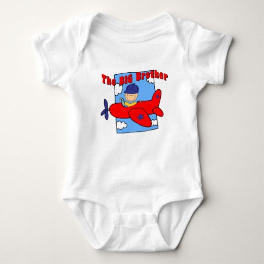 Vliegtuig Big Brother Pilot Romper (Voorkant)