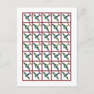  Vliegtuig Bingo Kaart Markers