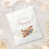  Vliegtuig Biplane Boy's Birthday Bedankzakje (Geknipt)